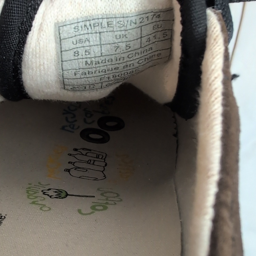 Simple OS Sneaker Womens 8.5 Brown Suede 90s Skate Shoes - Picture 7 of 7